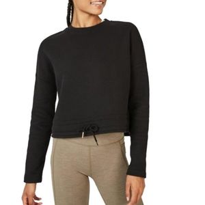 Sweaty Betty Tie Hem Crop Sweatshirt. Size Small.